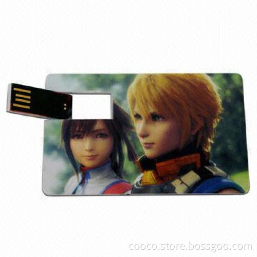 Card USB Flash Drive, More than 10-year Data Retention, Hot Plug-and-play, 1/2/4/8/16/32GB Capacity
